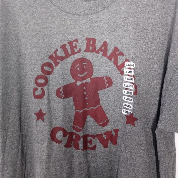Cookie Baking Crew gray graphic tee Size XL - Picture 3 of 5